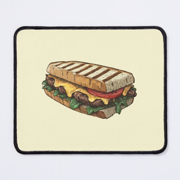 Item preview, Cheesy Beef Panini designed and sold by sakurashorty.