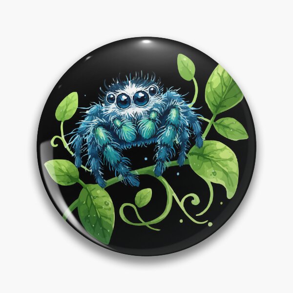 Item preview, Cute Little Jumping Spider Arachnid designed and sold by TomFrontierArt.