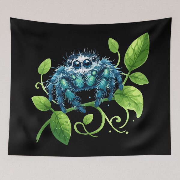 Item preview, Cute Little Jumping Spider Arachnid designed and sold by TomFrontierArt.