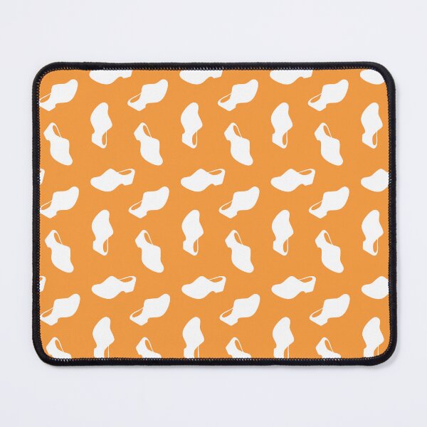 Item preview, Clog Dance - white on orange designed and sold by BrendaWaldekker.