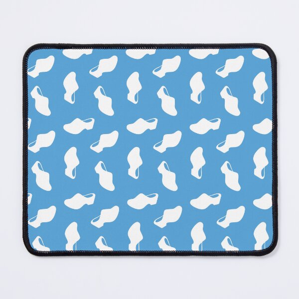 Item preview, Clog Dance - white on blue designed and sold by BrendaWaldekker.