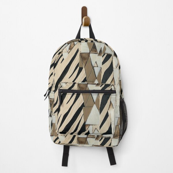 Item preview, Zebra Beige Black and White, Anglo Gothic, Danish triangle designed and sold by wintervsfall.