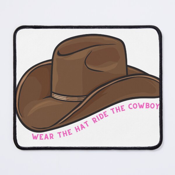 Item preview, wear the hat ride the cowboy pink designed and sold by agninmann.