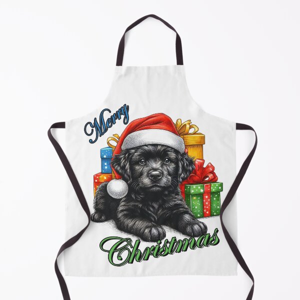 Item preview, Merry Christmas Labrador Puppy with all the gifts he brings designed and sold by Scandinavian-Ai.