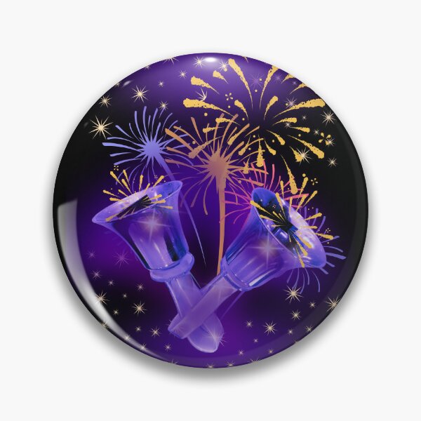 Item preview, Handbells and Fireworks Night Sky designed and sold by CelticClapper.