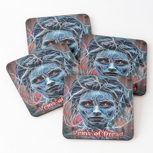 Item preview, Veins of Dread: Abstract Horror Art Print designed and sold by gleefulme.