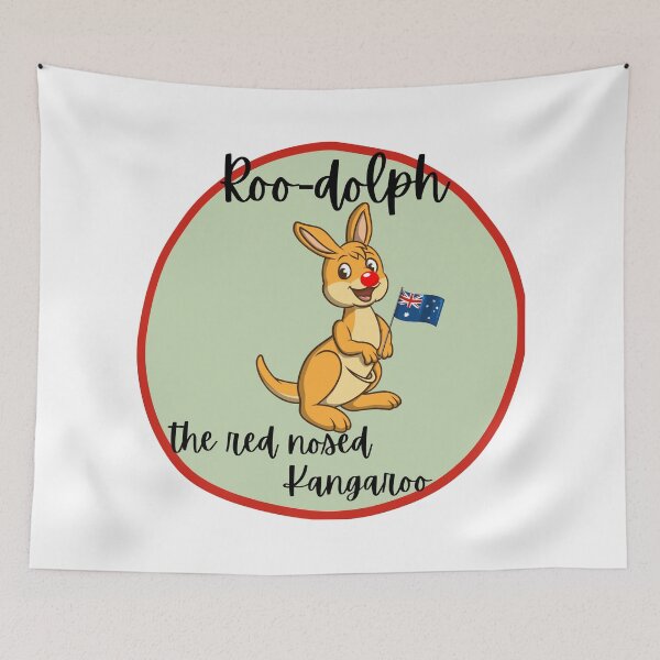 Item preview, Roodolph the red nosed Kangaroo designed and sold by BlesstB.