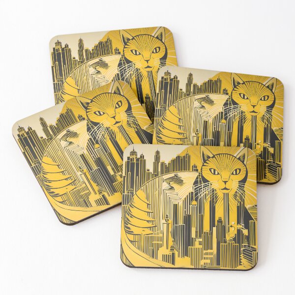 Item preview, Kittyscape 3 designed and sold by Reclining Buddha Cat.