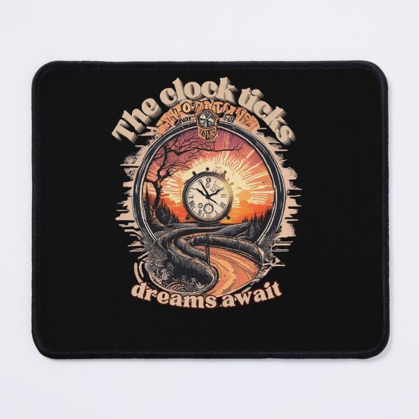 Item preview, The clock ticks, dreams await designed and sold by CottonWonders.