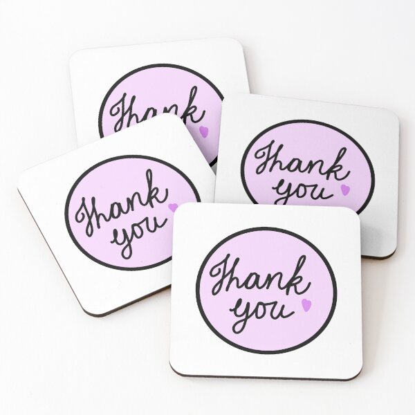 Item preview, Thank you sticker purple designed and sold by lukked.