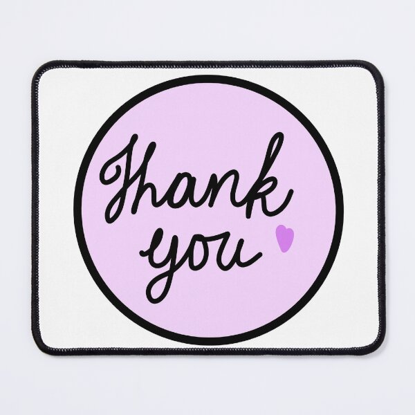 Item preview, Thank you sticker purple designed and sold by lukked.