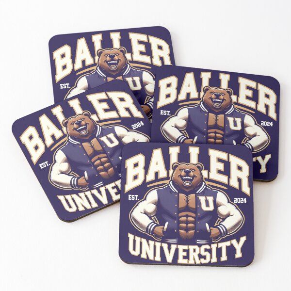 Item preview, Baller University Logo designed and sold by Expressive Vision.