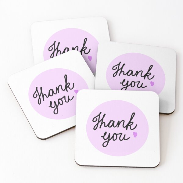 Item preview, Thank you sticker purple designed and sold by lukked.