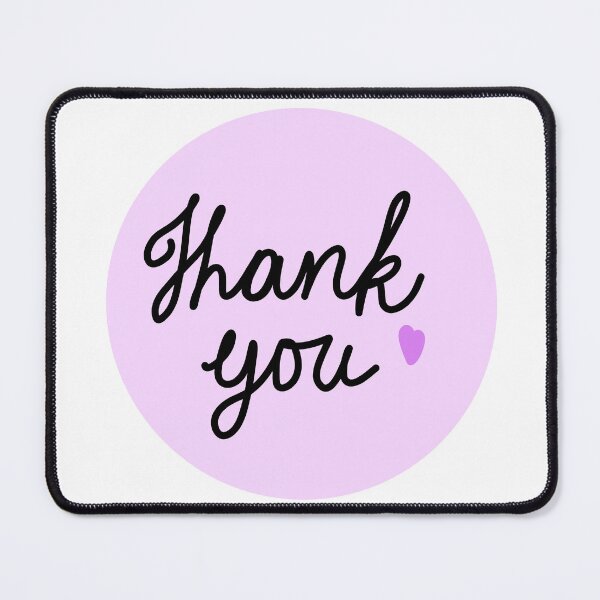 Item preview, Thank you sticker purple designed and sold by lukked.