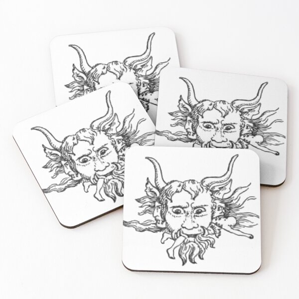Item preview, Demon Head Eating Sinner  designed and sold by HawthorneFlame.