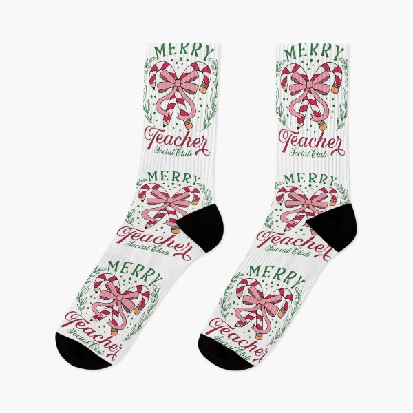 Item preview, Merry Christmas Teacher Social Club designed and sold by OskarArts.