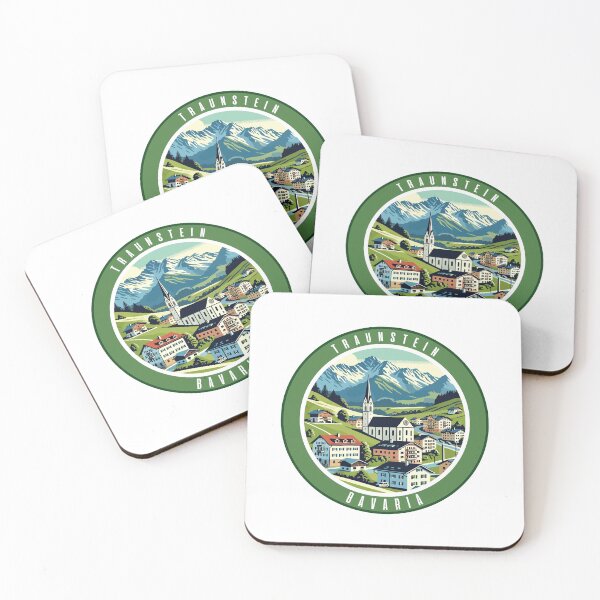 Item preview, Traunstein in Retro Vector Style designed and sold by MaateoDesign.