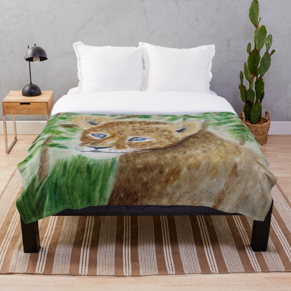 Item preview, Lion Cub in Green designed and sold by CreativeMatthew.