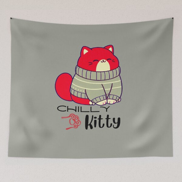Item preview, CUTE CHILLY KITTY designed and sold by DOKOTO.