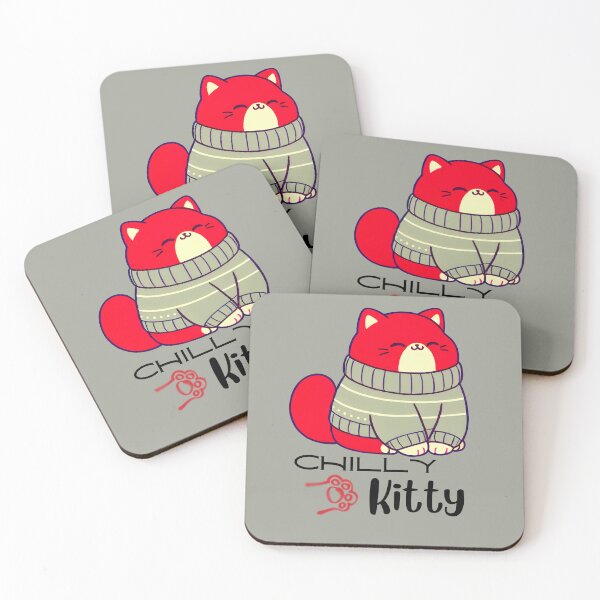 Item preview, CUTE CHILLY KITTY designed and sold by DOKOTO.