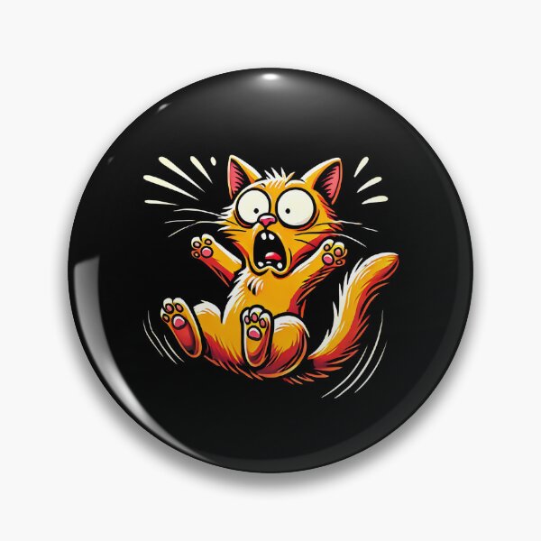 Item preview, Scared Funny Ginger Cat designed and sold by LyricsWear.