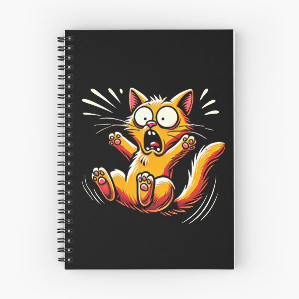 Item preview, Scared Funny Ginger Cat designed and sold by LyricsWear.