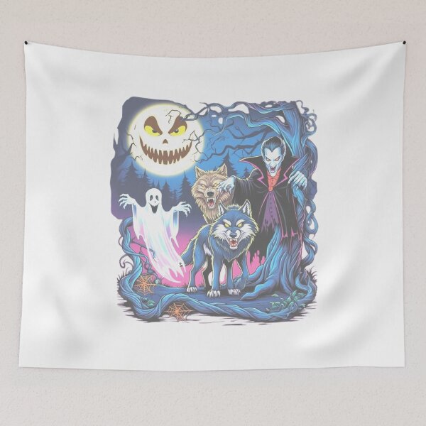 Item preview, Halloween: Haunted Forest Gathering designed and sold by swapan63.