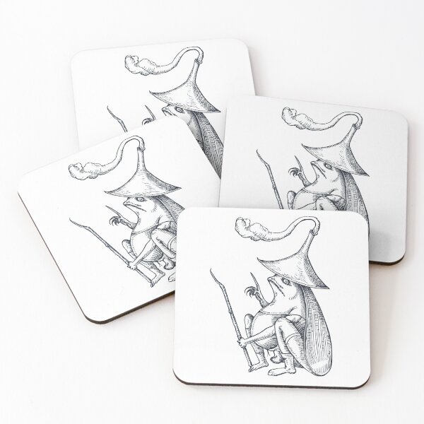 Item preview, Frogman Illustration, Anthropomorphic Frog, Dreams of Pantagruel designed and sold by HawthorneFlame.