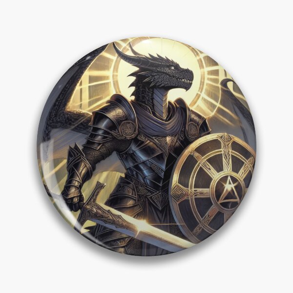 Item preview, Black Dragonborn Paladin designed and sold by Johnny MeatShield.