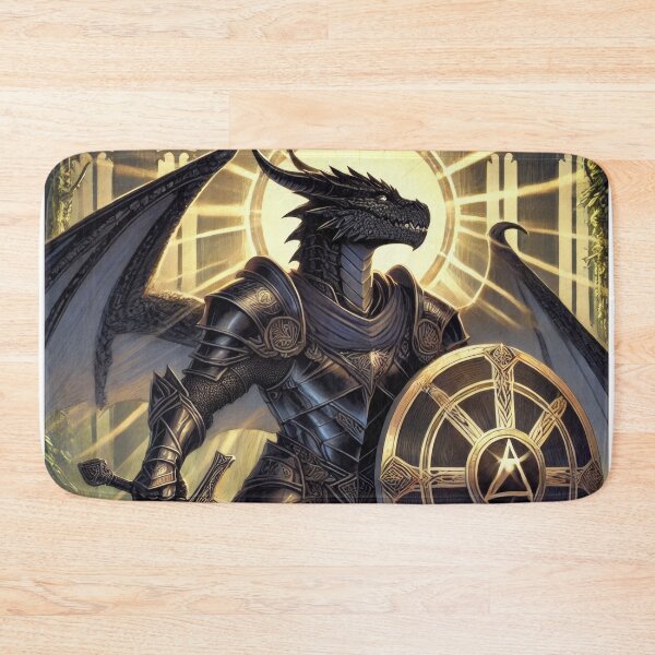 Item preview, Black Dragonborn Paladin designed and sold by Johnny MeatShield.