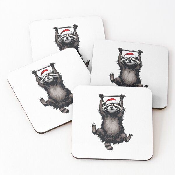 Item preview, mapache de navidad designed and sold by jkrphoto.