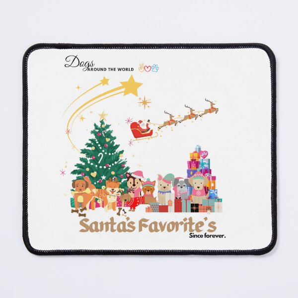 Item preview, Santa's Favorites - Dogs Around The World designed and sold by Scandinavian-Ai.