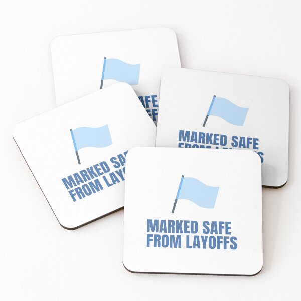 Item preview, Marked Safe from Layoffs – Tech Industry Humor designed and sold by GoblinBoutique.