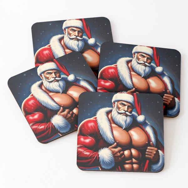 Item preview, Modern Sexy Santa Claus designed and sold by ArtFactoryAI.