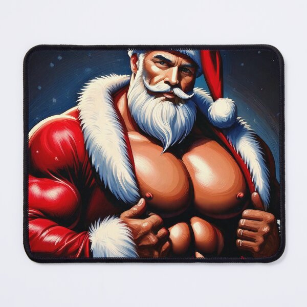 Item preview, Modern Sexy Santa Claus designed and sold by ArtFactoryAI.