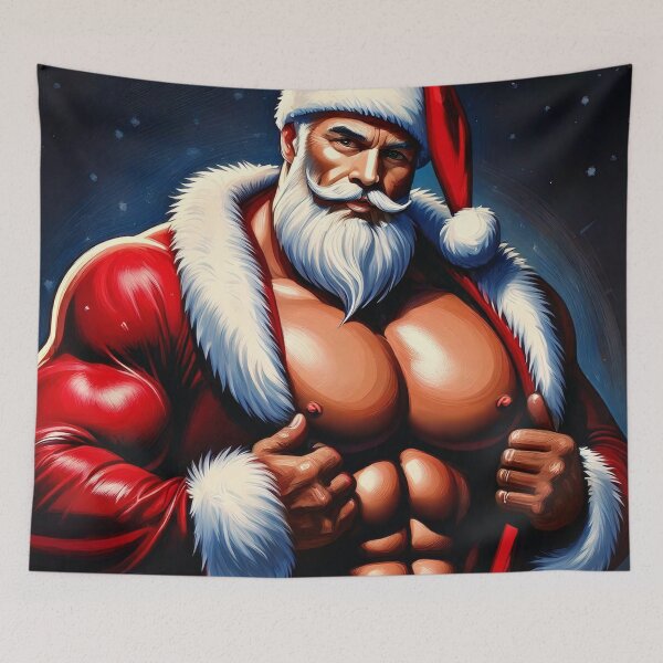 Item preview, Modern Sexy Santa Claus designed and sold by ArtFactoryAI.