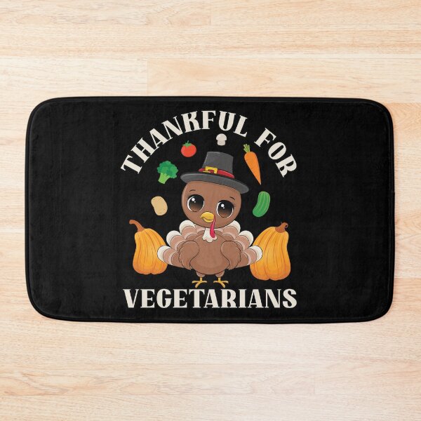 Item preview, Cute, Kawaii, Thankful Thanksgiving, Thankful for Vegetarians  designed and sold by OhBoyLoveIt.