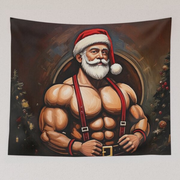 Item preview, Modern Sexy Santa Claus designed and sold by ArtFactoryAI.