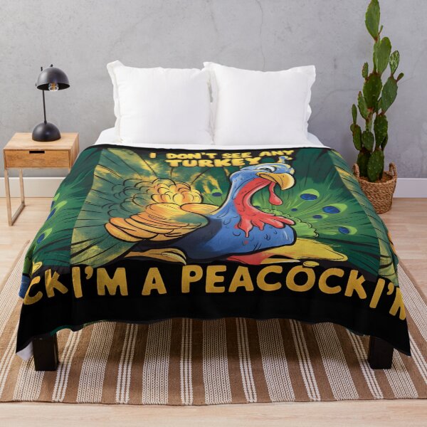 Item preview, I Don't See Any Turkey I'm a Peacock designed and sold by PupnkittyMania ⭐⭐⭐⭐⭐.
