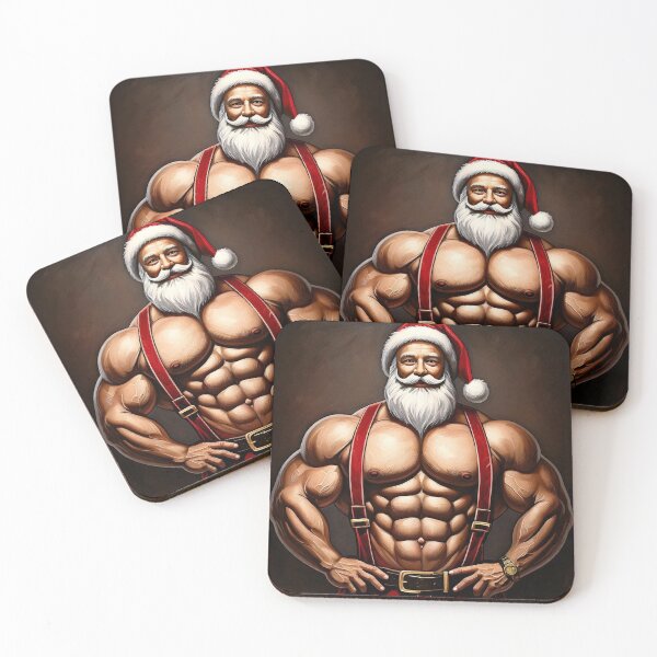 Item preview, Modern Sexy Santa Claus designed and sold by ArtFactoryAI.