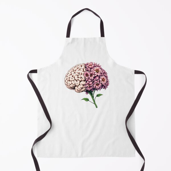 Item preview, Half Brain Half Flowers designed and sold by jkrphoto.