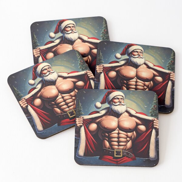 Item preview, Modern Sexy Santa Claus designed and sold by ArtFactoryAI.