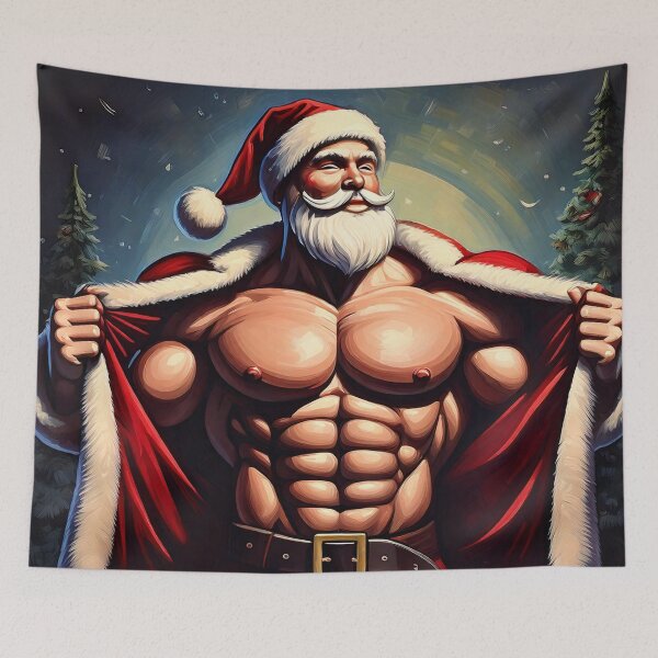 Item preview, Modern Sexy Santa Claus designed and sold by ArtFactoryAI.