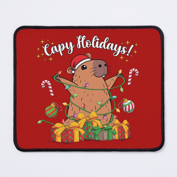 Item preview, Capybara ready for the Holidays, Capy Holidays designed and sold by OhBoyLoveIt.
