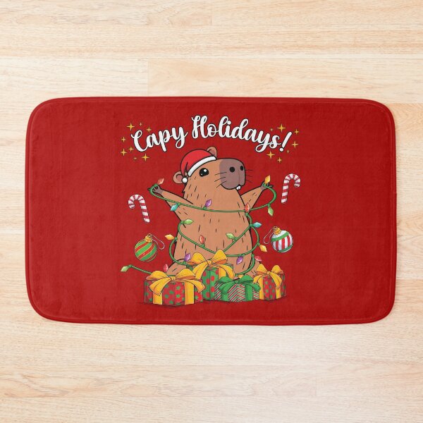 Item preview, Capybara ready for the Holidays, Capy Holidays designed and sold by OhBoyLoveIt.