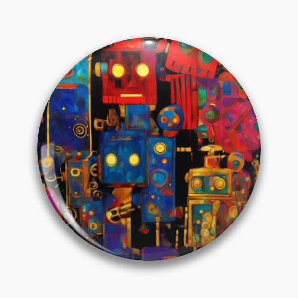 Item preview, Abstract Robot Art designed and sold by TheDarkWardrobe.