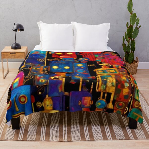 Item preview, Abstract Robot Art designed and sold by TheDarkWardrobe.