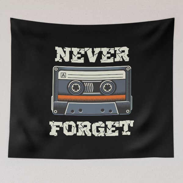 Item preview, Retro Cassette Tape - Never Forget Nostalgia designed and sold by lxmag.