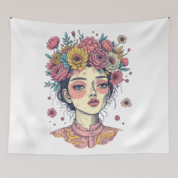 Item preview, T-Shirt Design Trending: FLOWER GIRL designed and sold by ForeverPrintsOK.