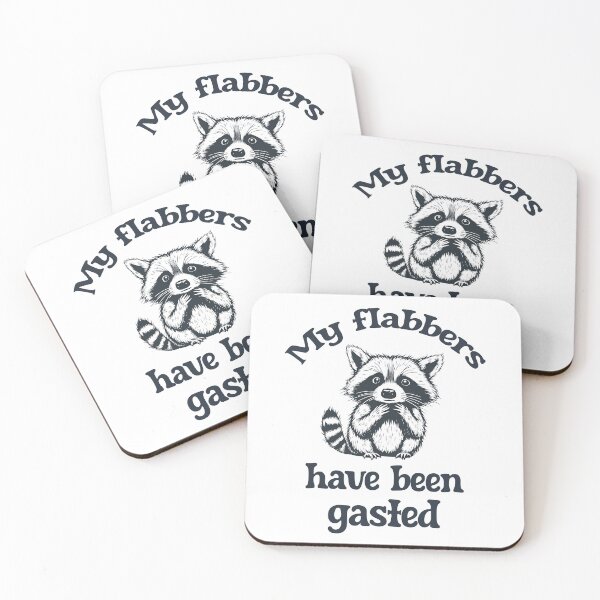 Item preview, My Flabbers Have Been Gasted Raccoon designed and sold by stylesip.